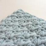 Crochet Mug Cozy Cup Cozy Egg Shell Blue Yarn..